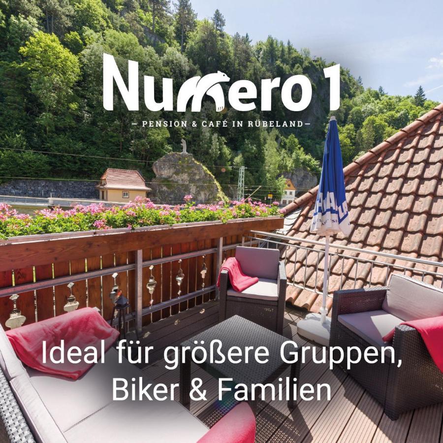 Numero1-Pension Und Cafe Rubeland Buitenkant foto